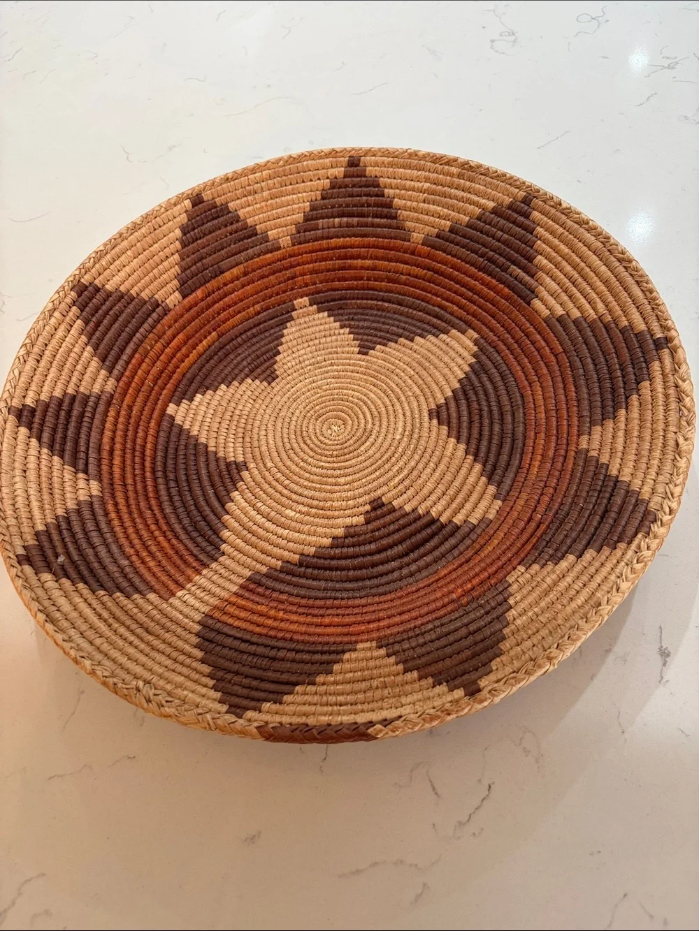 Navajo Ceremonial Basket Native American PreOwned Artwork. Beautiful Woven